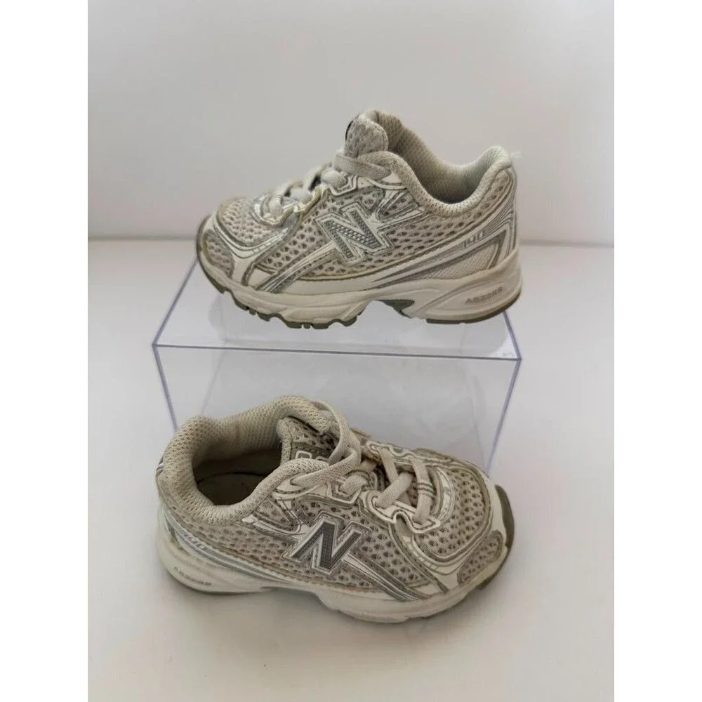 New Balance 740 Sneakers White Gray ABZORB Big Kids Size 5